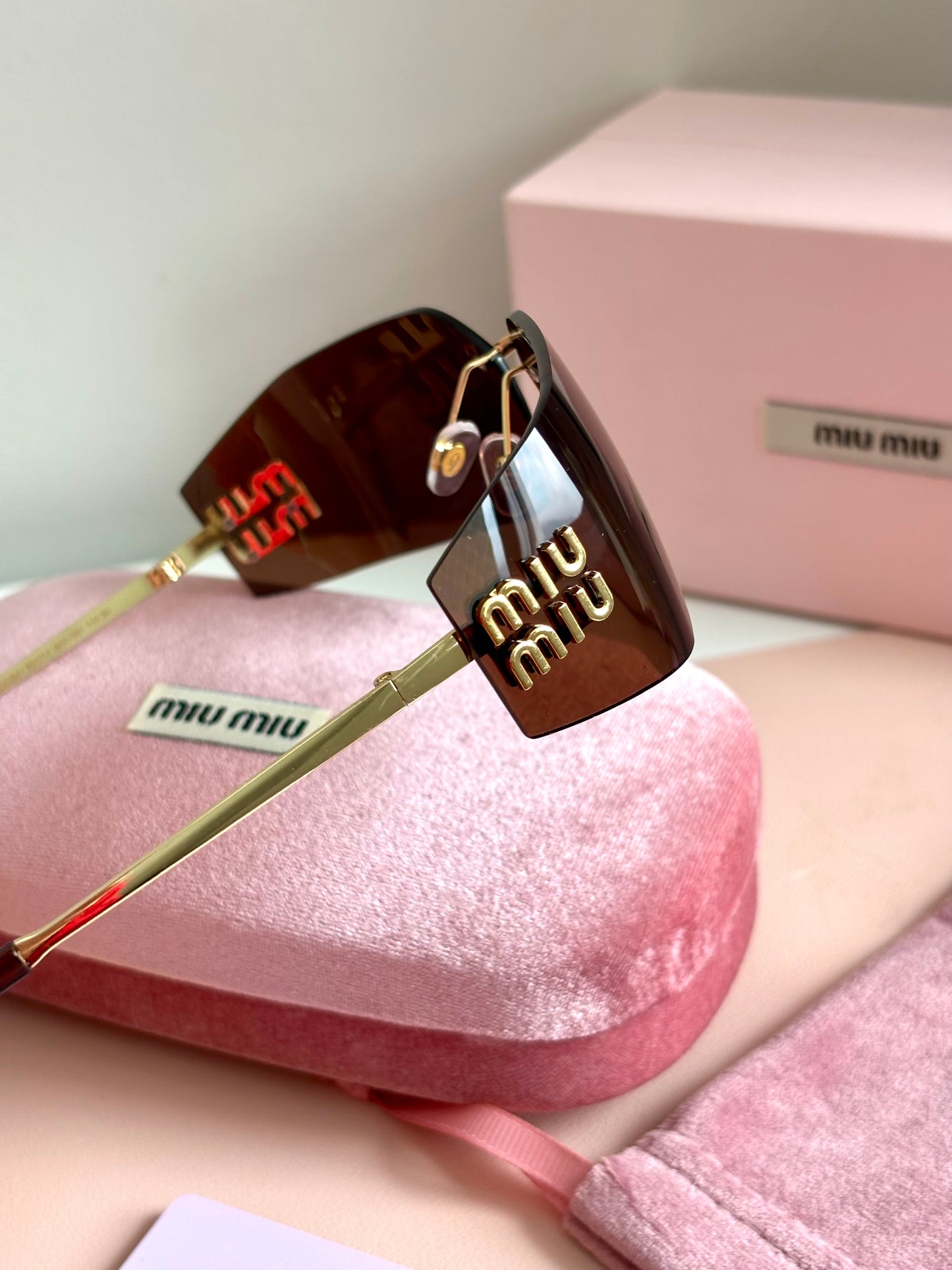 Gafas café miu ✨