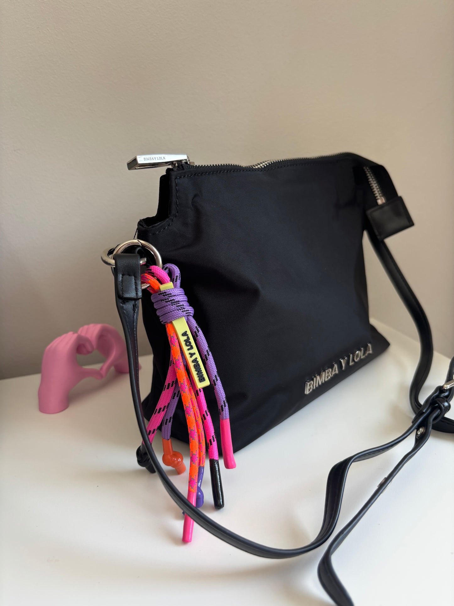 Cartera byl llavero rosado
