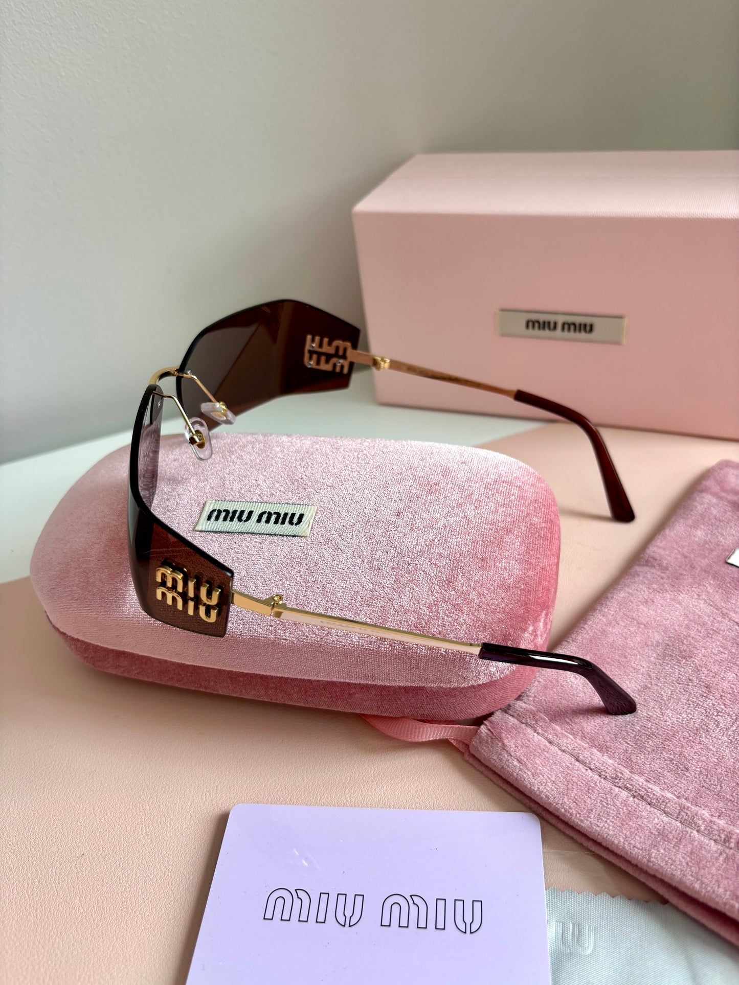 Gafas café miu ✨