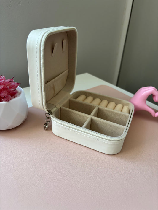 Joyero portátil blanco 🤍