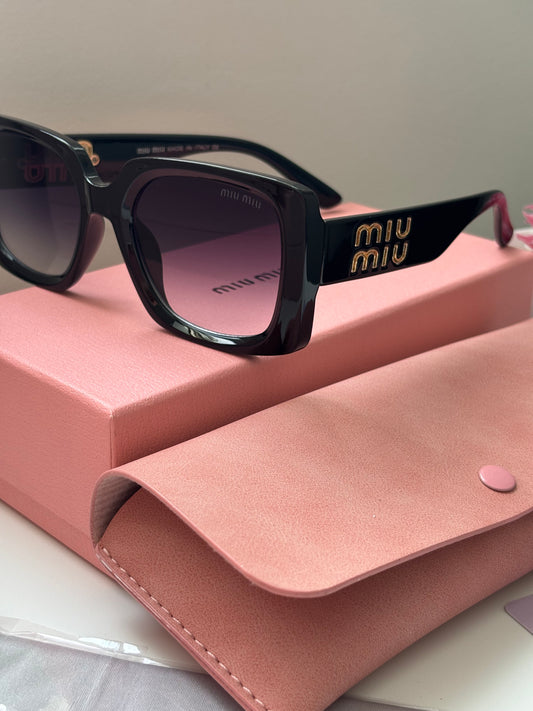 Gafas miu negro grandes