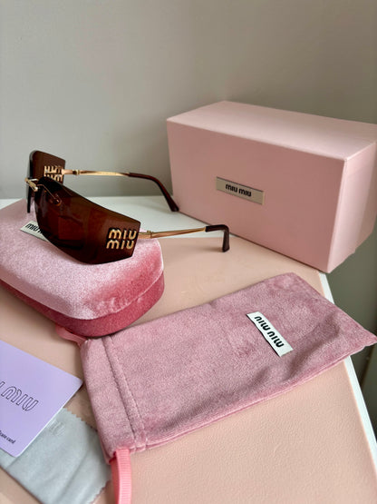 Gafas café miu ✨
