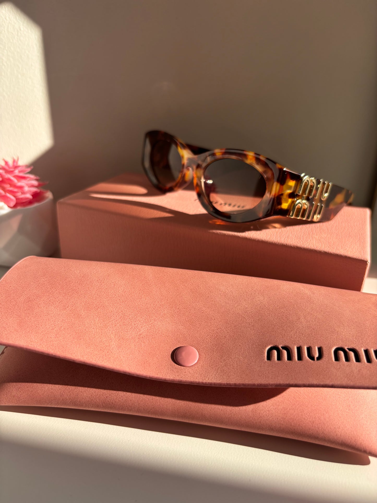 Gafas ovaladas leopardo