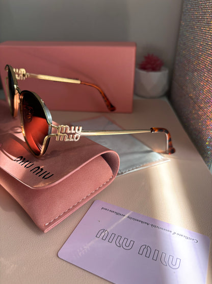 Gafas miu miu color café