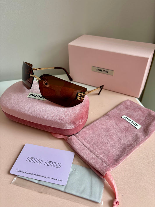 Gafas café miu ✨