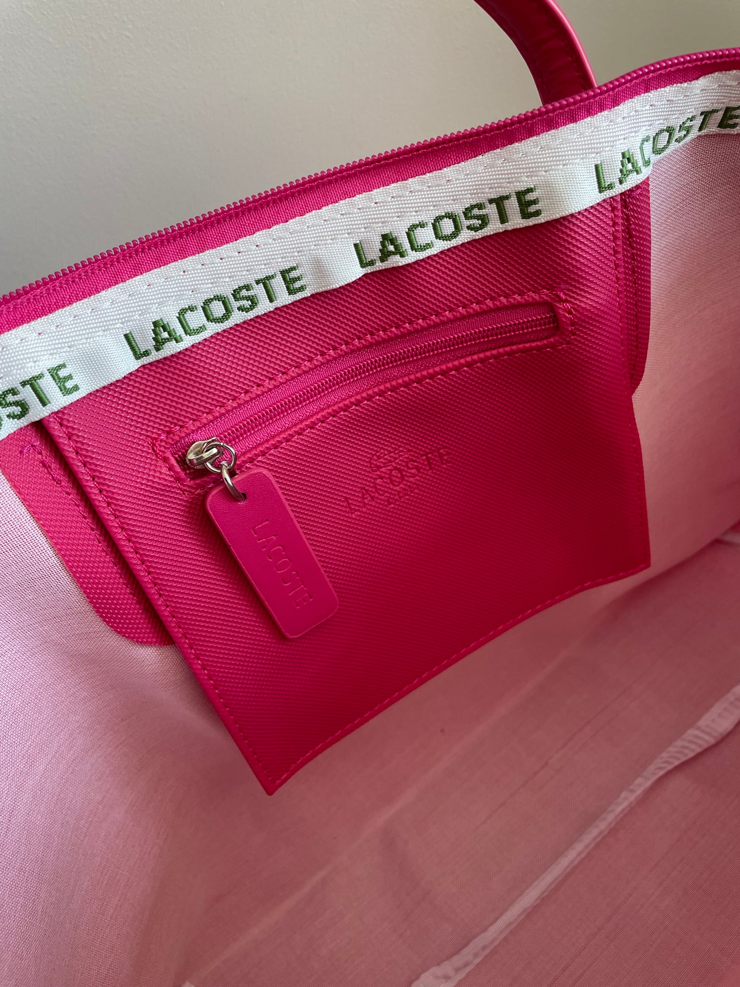 Tote 🐊 fuscia