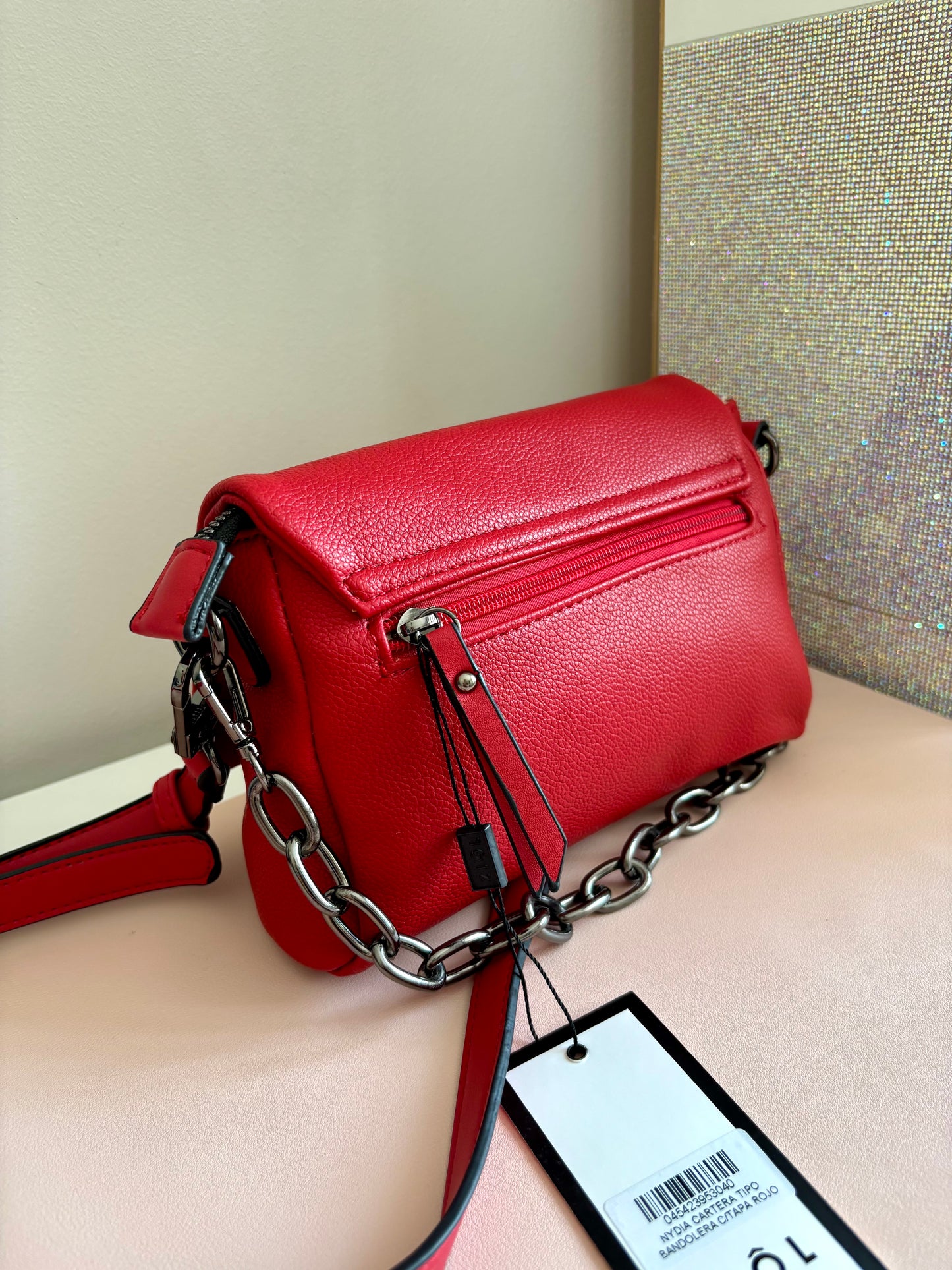 BANDOLERA NYDIA ROJO