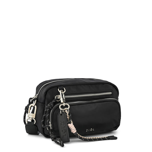 BANDOLERA PERLINA NEGRO