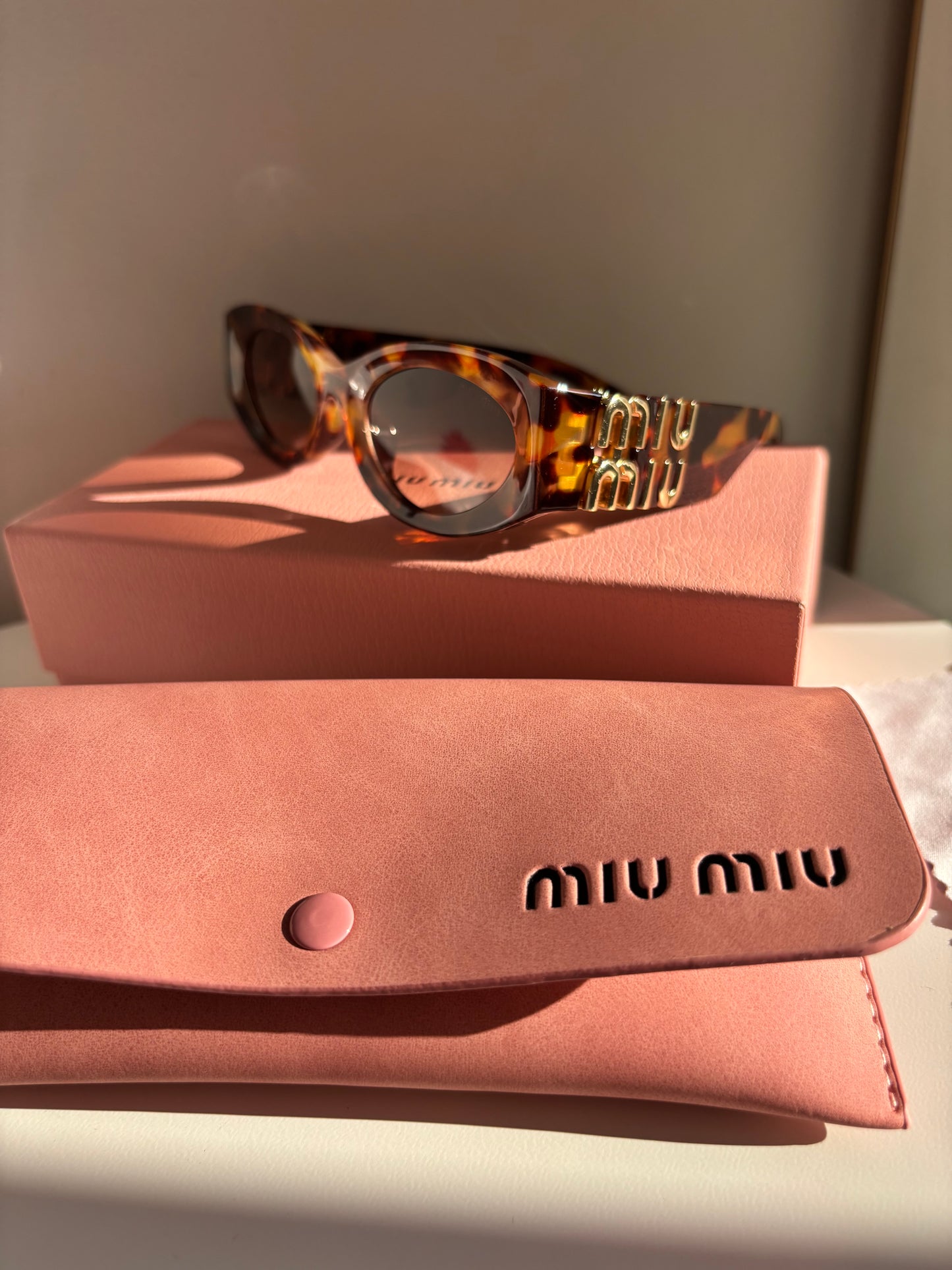 Gafas ovaladas leopardo