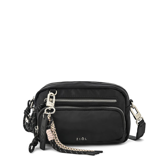 BANDOLERA PERLINA NEGRO