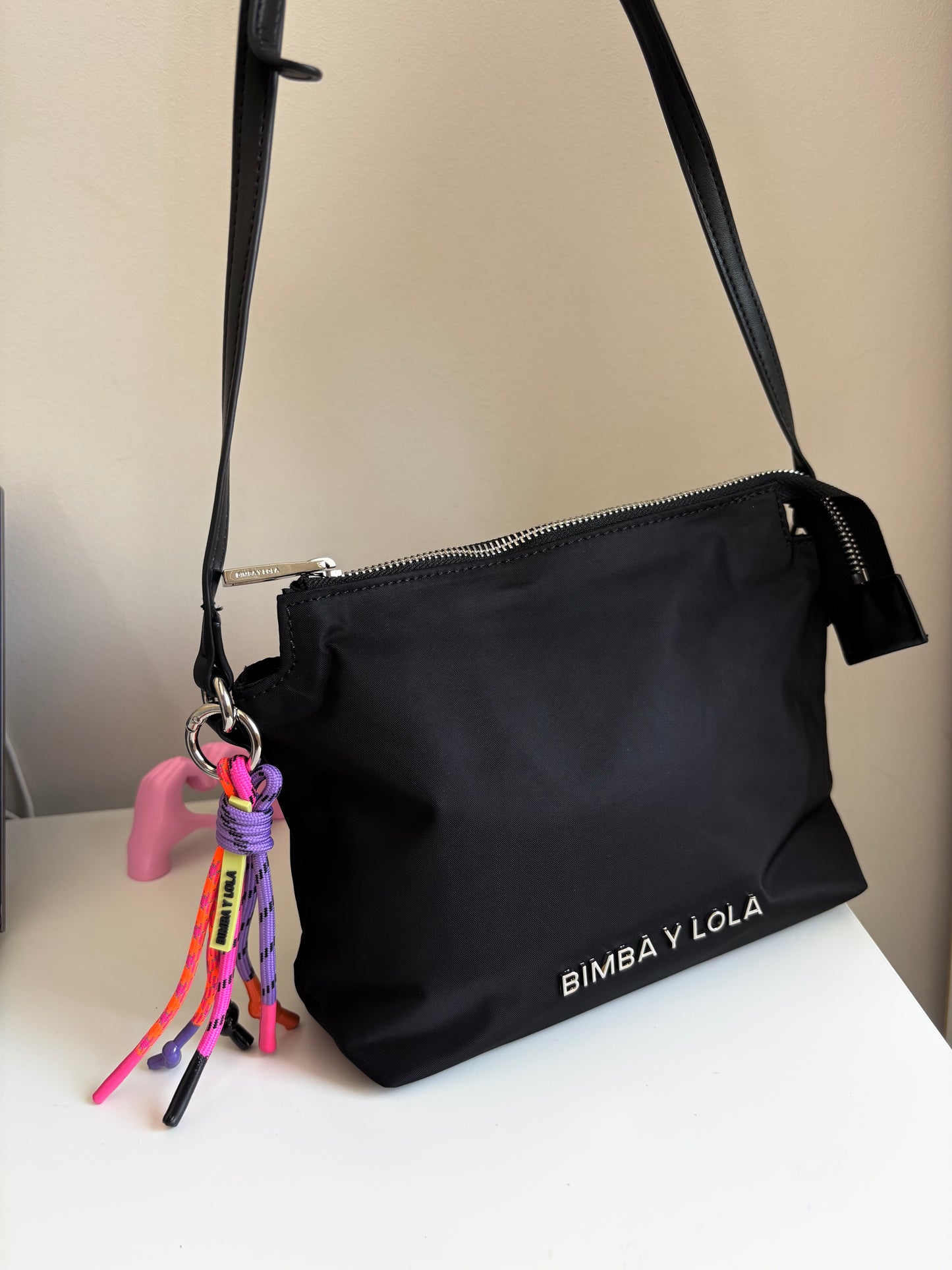 Cartera byl llavero rosado