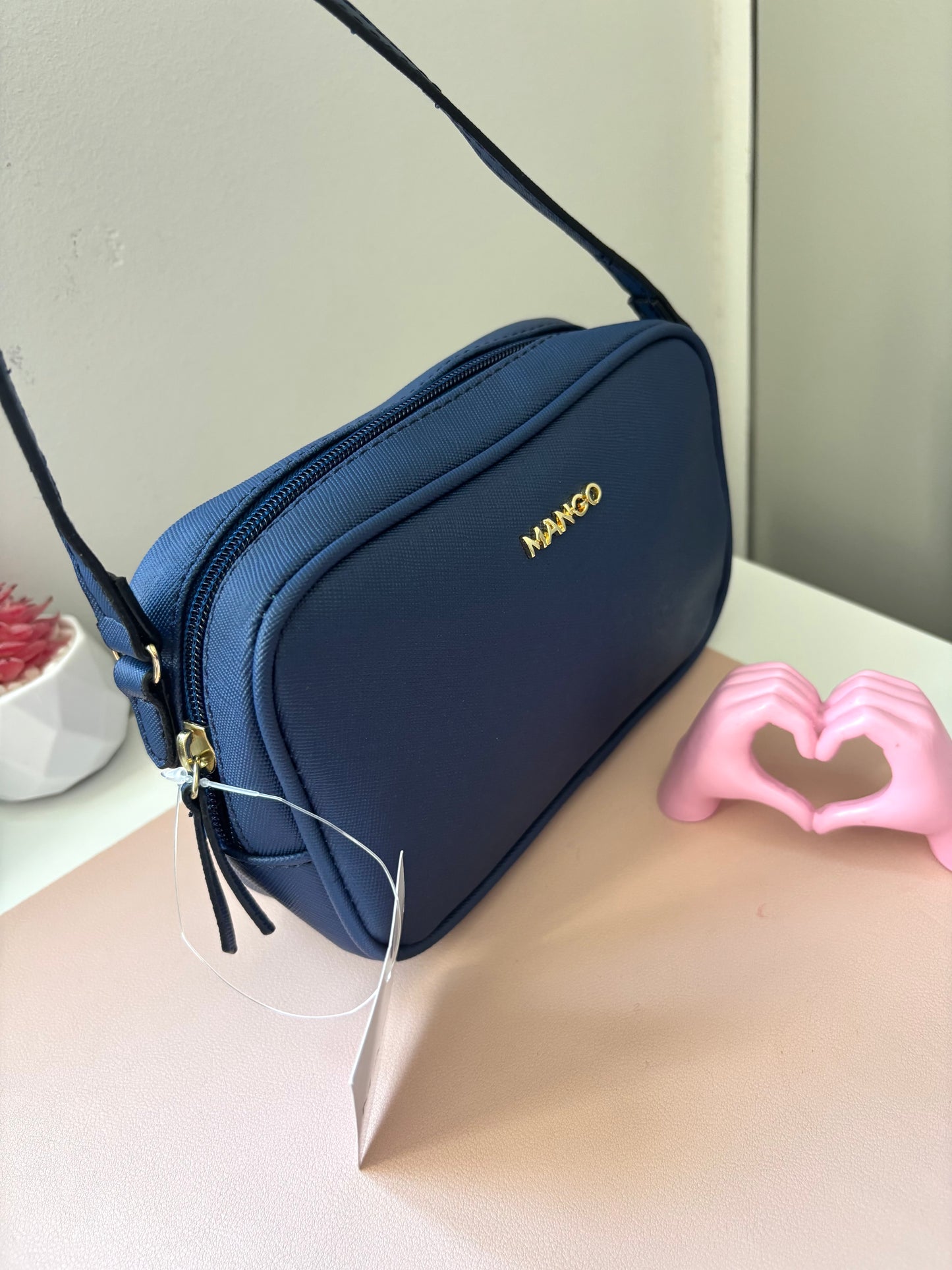 Bandolera azul marino
